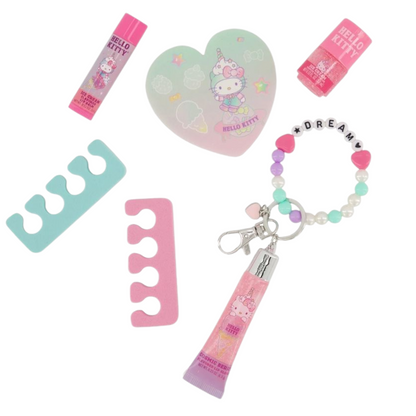 ✨ Caboodles grande con maquillaje Hello Kitty Unicorn (7 piezas incluidas)