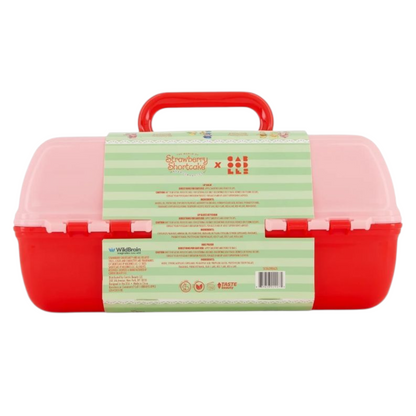 ✨ Caboodles grande con maquillaje Rosita Fresita (7 piezas incluidas) Strawberry shortcake