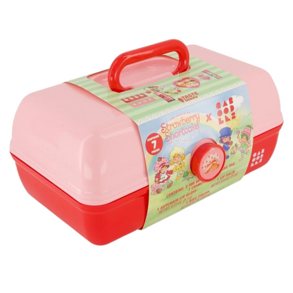 ✨ Caboodles grande con maquillaje Rosita Fresita (7 piezas incluidas) Strawberry shortcake
