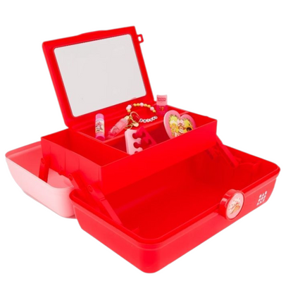 ✨ Caboodles grande con maquillaje Rosita Fresita (7 piezas incluidas) Strawberry shortcake