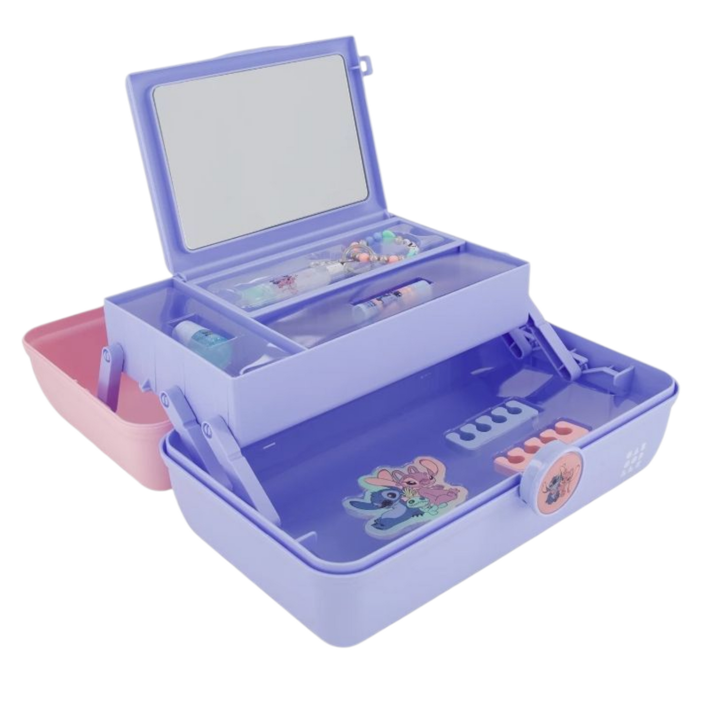 ✨ Caboodles grande con maquillaje Stitch (7 piezas incluidas)