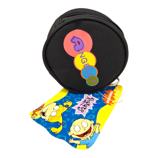Monedero redondo vintage Rugrats Negro Angelica