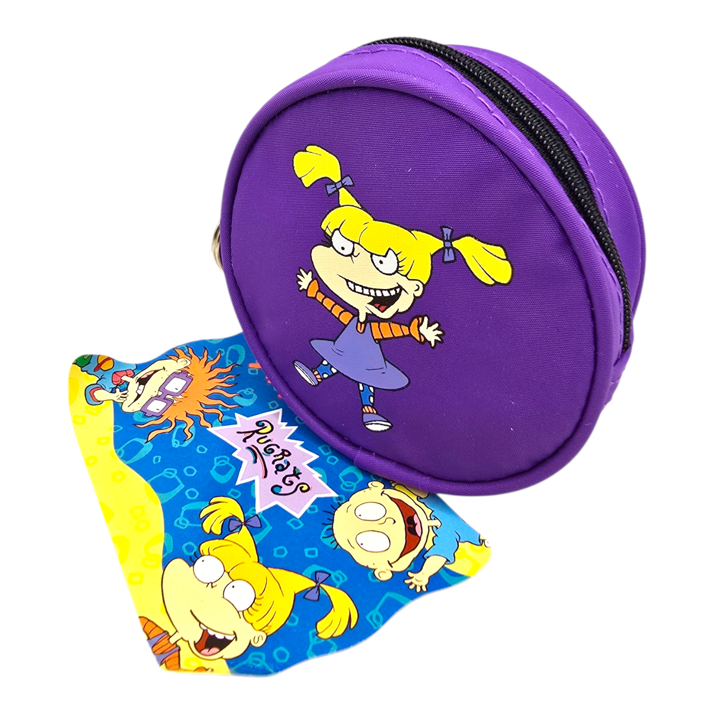 Monedero redondo vintage Rugrats Morado Angelica