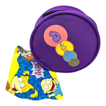 Monedero redondo vintage Rugrats Morado Angelica