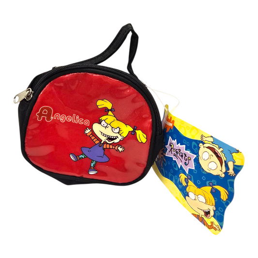 Monedero tipo bolsita vintage Rugrats con charol rojo Angelica