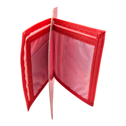 Cartera Monedero Vintage Rosita Fresita Bifold borde rojo