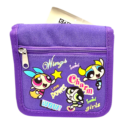 Crossbody Cartera Monedero Vintage Powerpuff girls Chicas super poderosas bolsita morada