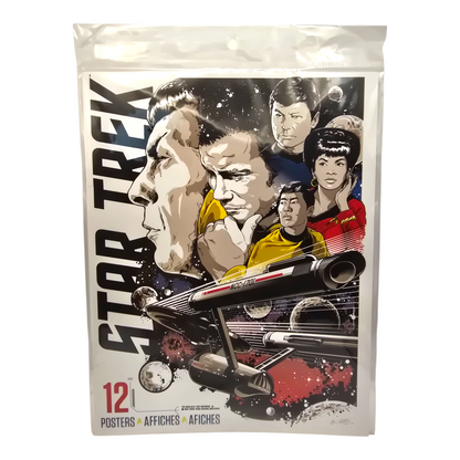 Libro de 12 posters Star Trek tamaño carta