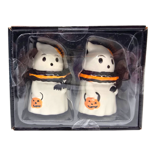 Set Salero y Pimentero Halloween fantasmitas