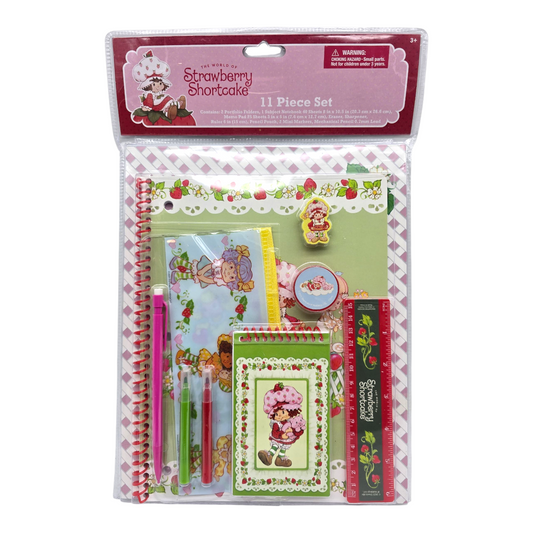 Set de Papelería Rosita Fresita con muchas piezas