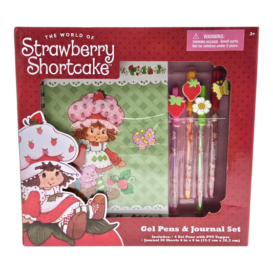 Set de Papelería Rosita Fresita con libreta diario y plumas de gel