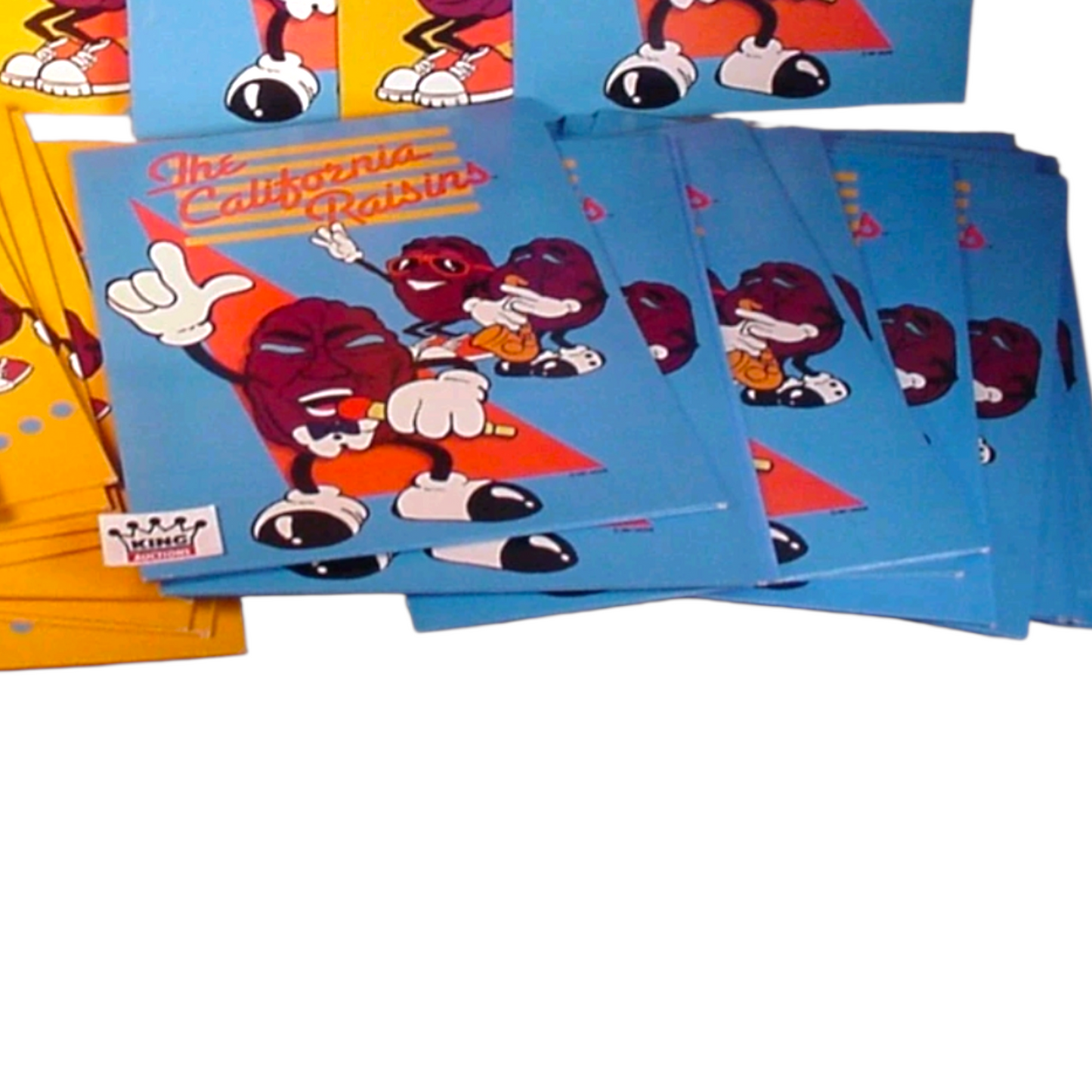 McDonald's Happy Meal Folder Carta carton California Raisins Año 1987