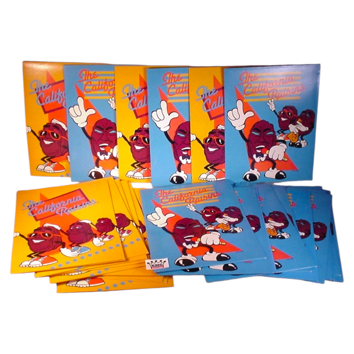 McDonald's Happy Meal Folder Carta carton California Raisins Año 1987