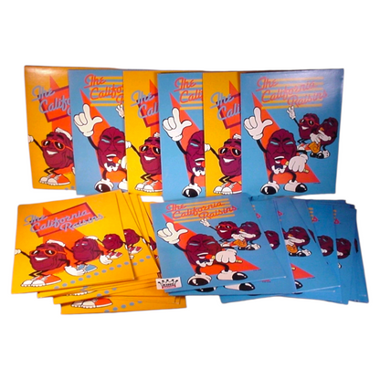 McDonald's Happy Meal Folder Carta carton California Raisins Año 1987