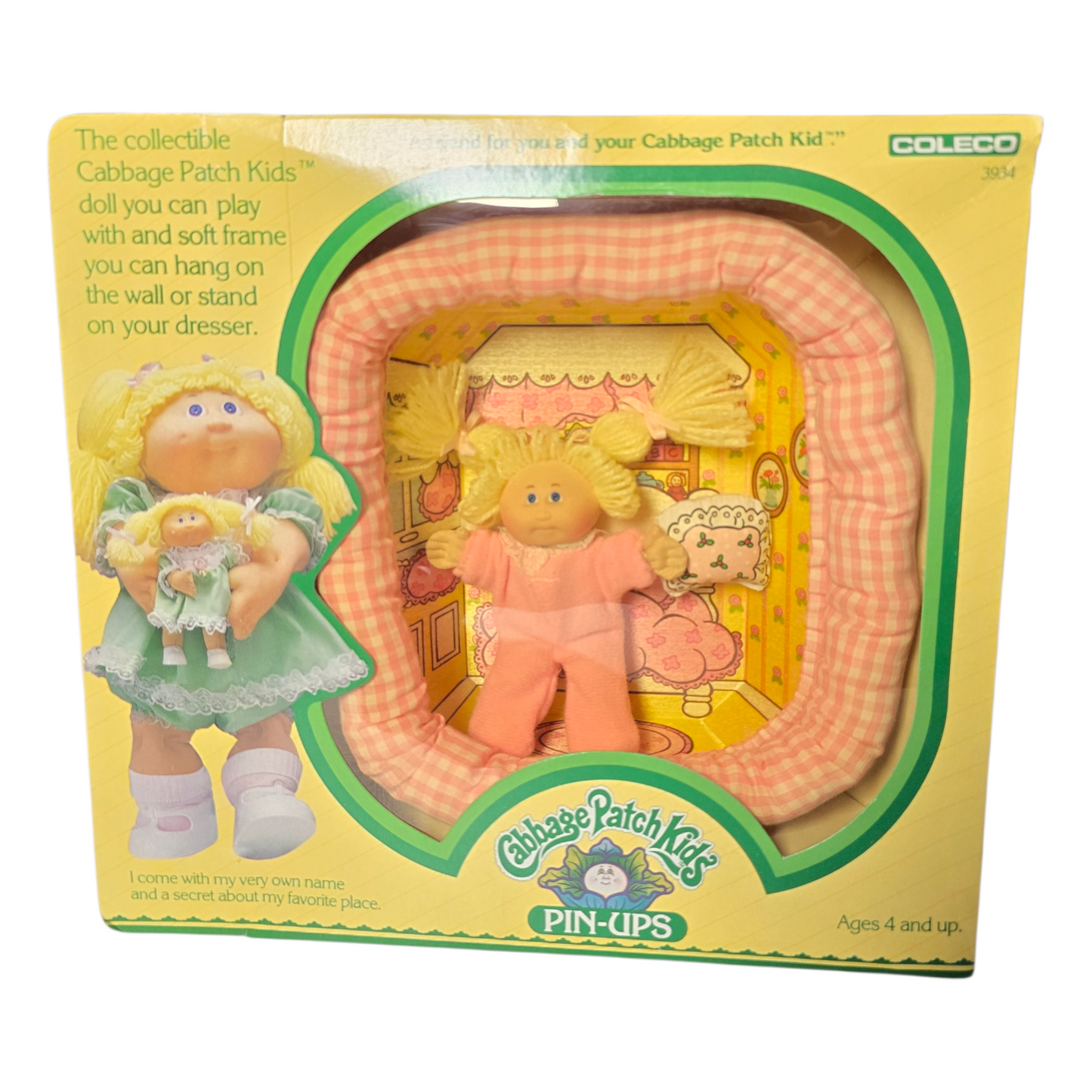 Cabbage Patch Vintage Mini Pin-ups año 1983 (acetato amarillento de caja por edad. Ver fotos)