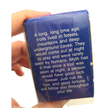 Mini Troll Vintage Russ Pocket Troll Rosa