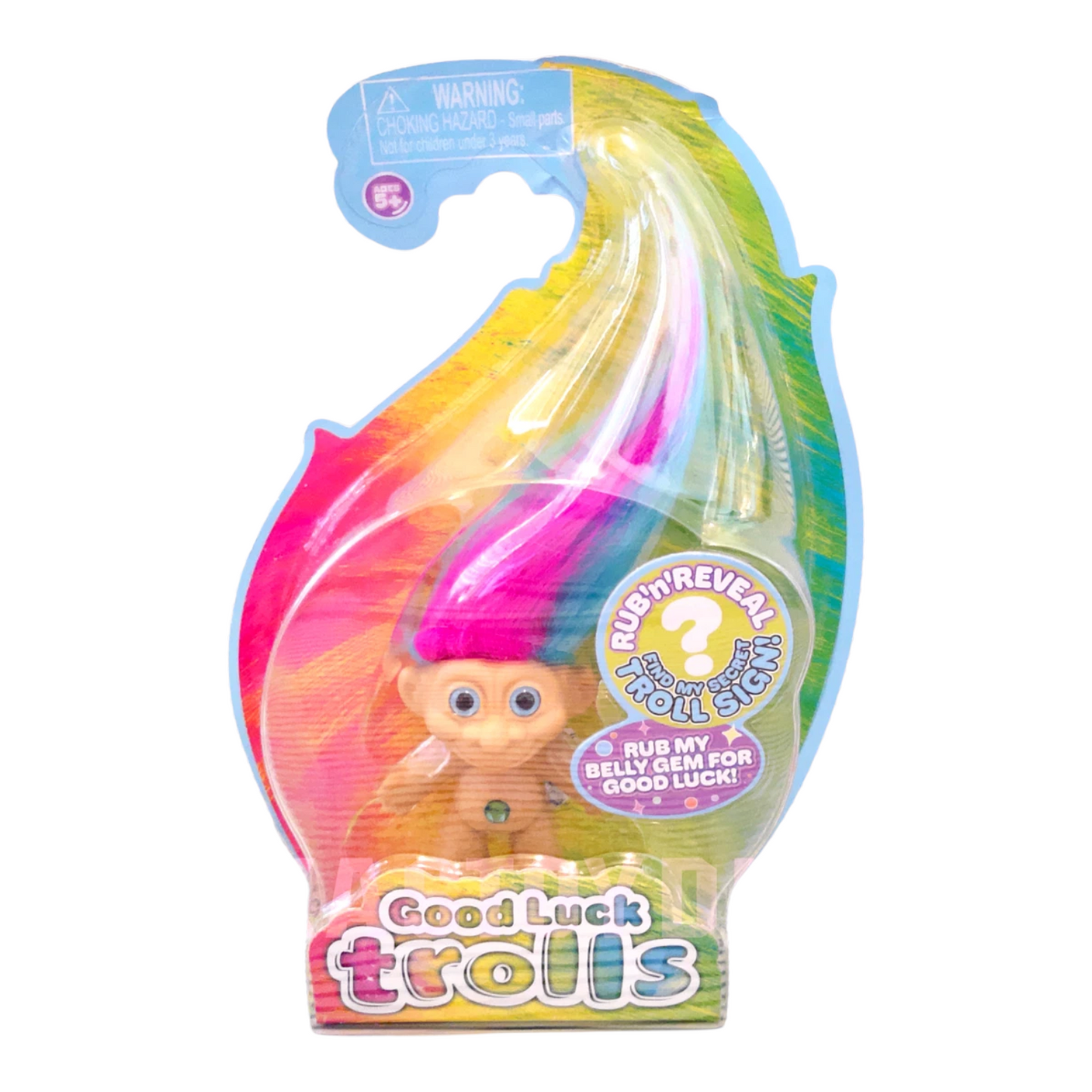Good Luck Trolls Rub 'N Reveal TURQUOISE (Turquesa)
