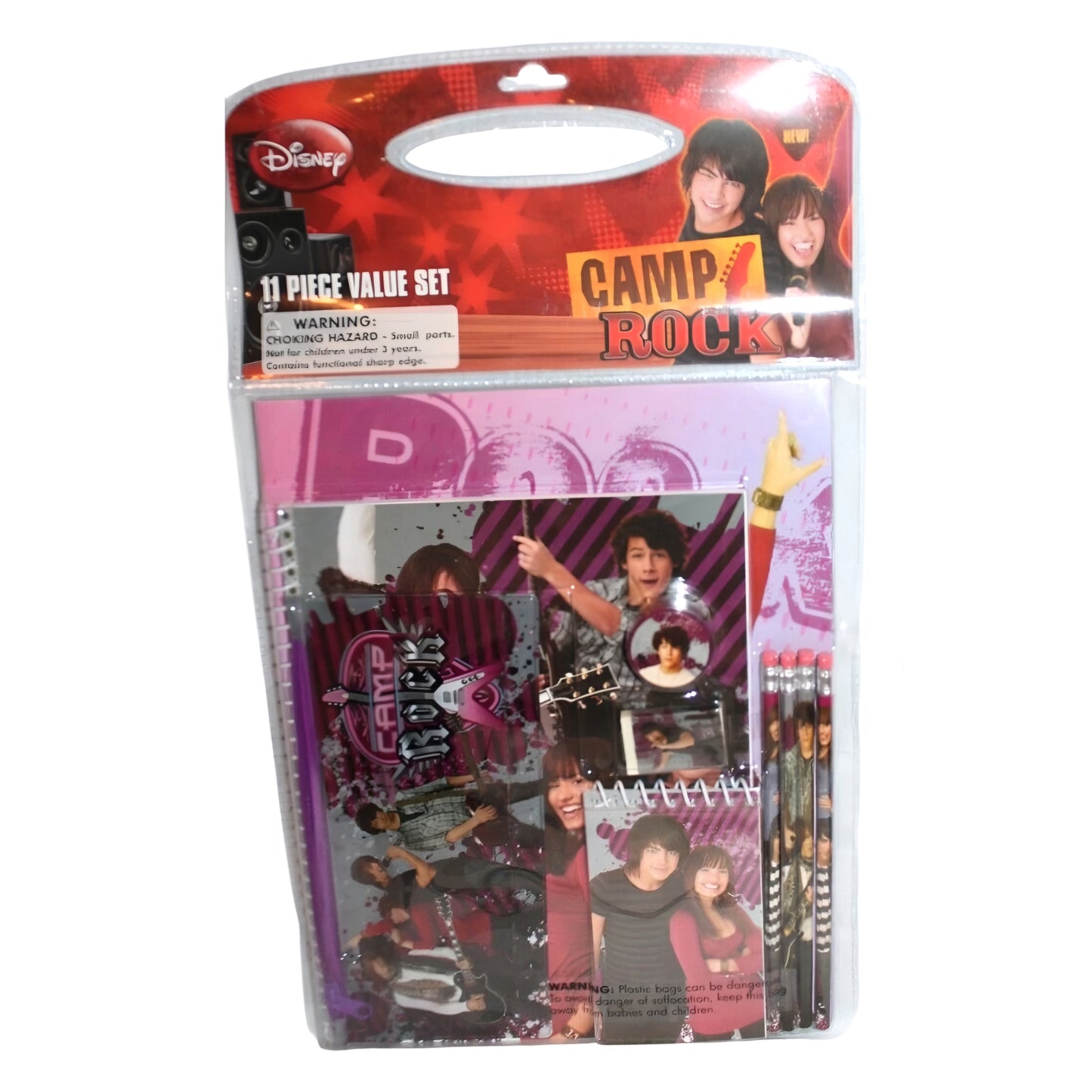 Set de Papelería vintage Camp Rock año 2000s 11 piezas