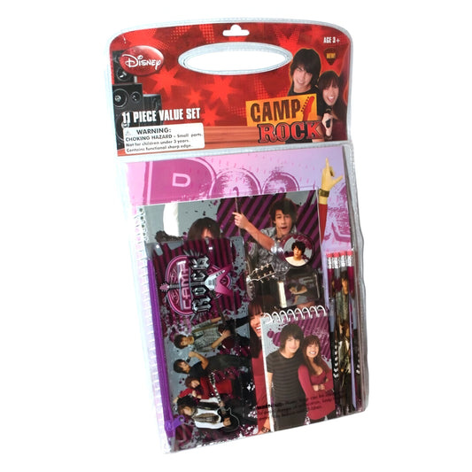 Set de Papelería vintage Camp Rock año 2000s 11 piezas