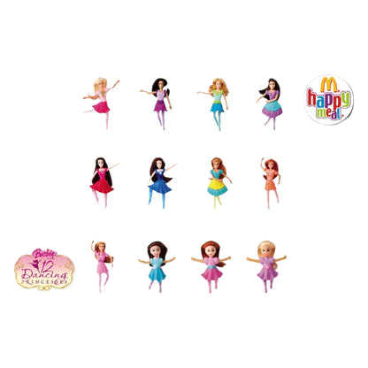 McDonald's Happy Meal Barbie año 2006 12 Dancing Princesses