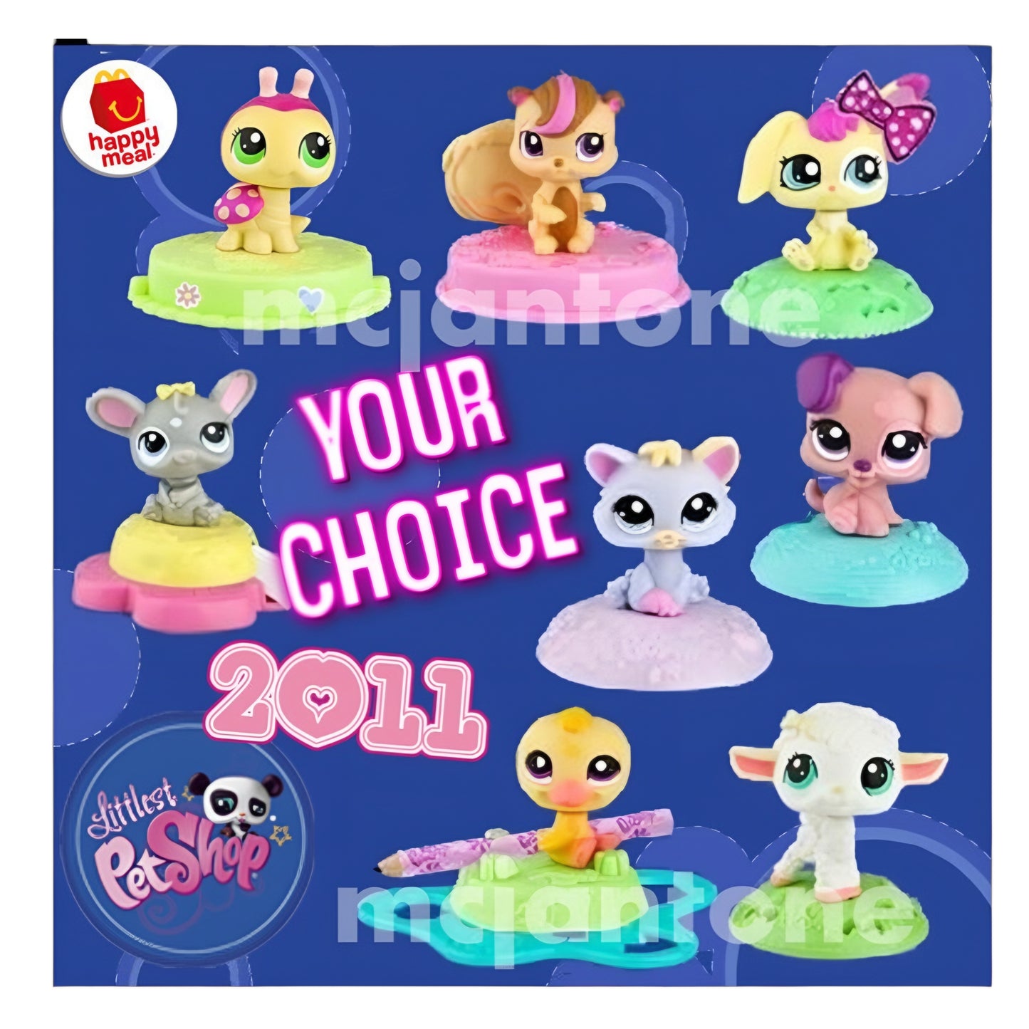 McDonald's Happy Meal Littlest pet shop año 2011