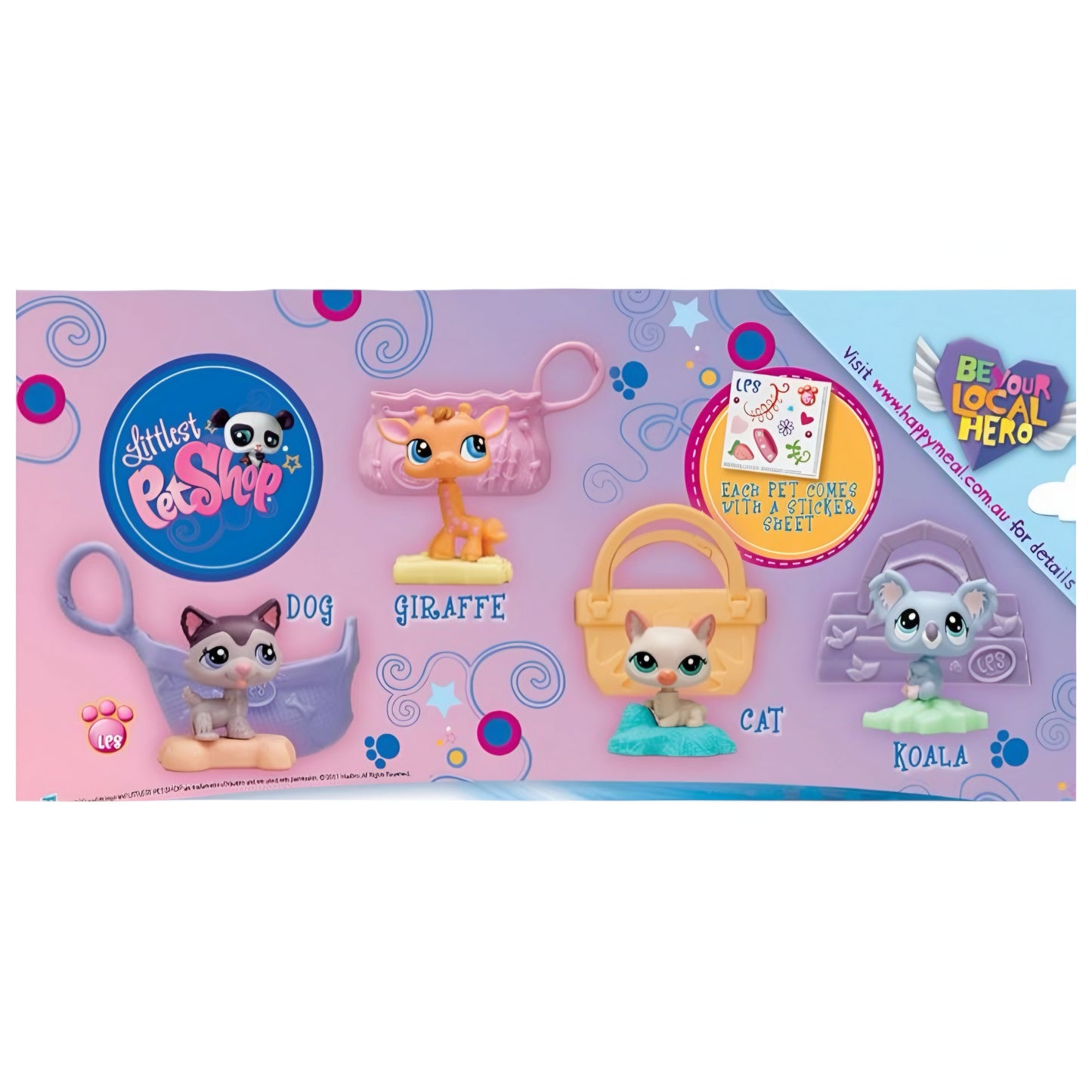 McDonald's Happy Meal Littlest pet shop año 2010