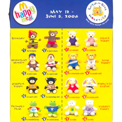 McDonald's Happy Meal Build a Bear año 2006