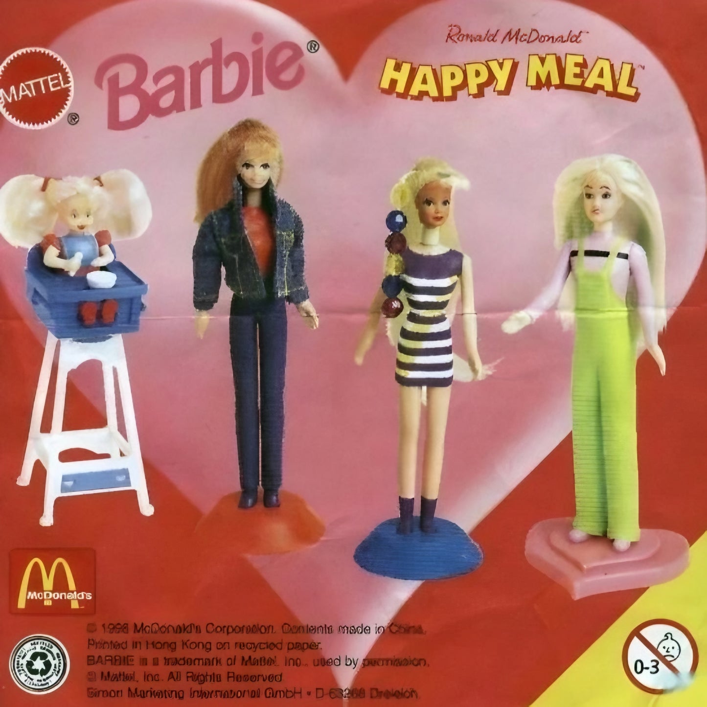McDonald's Happy Meal Barbie año 1998