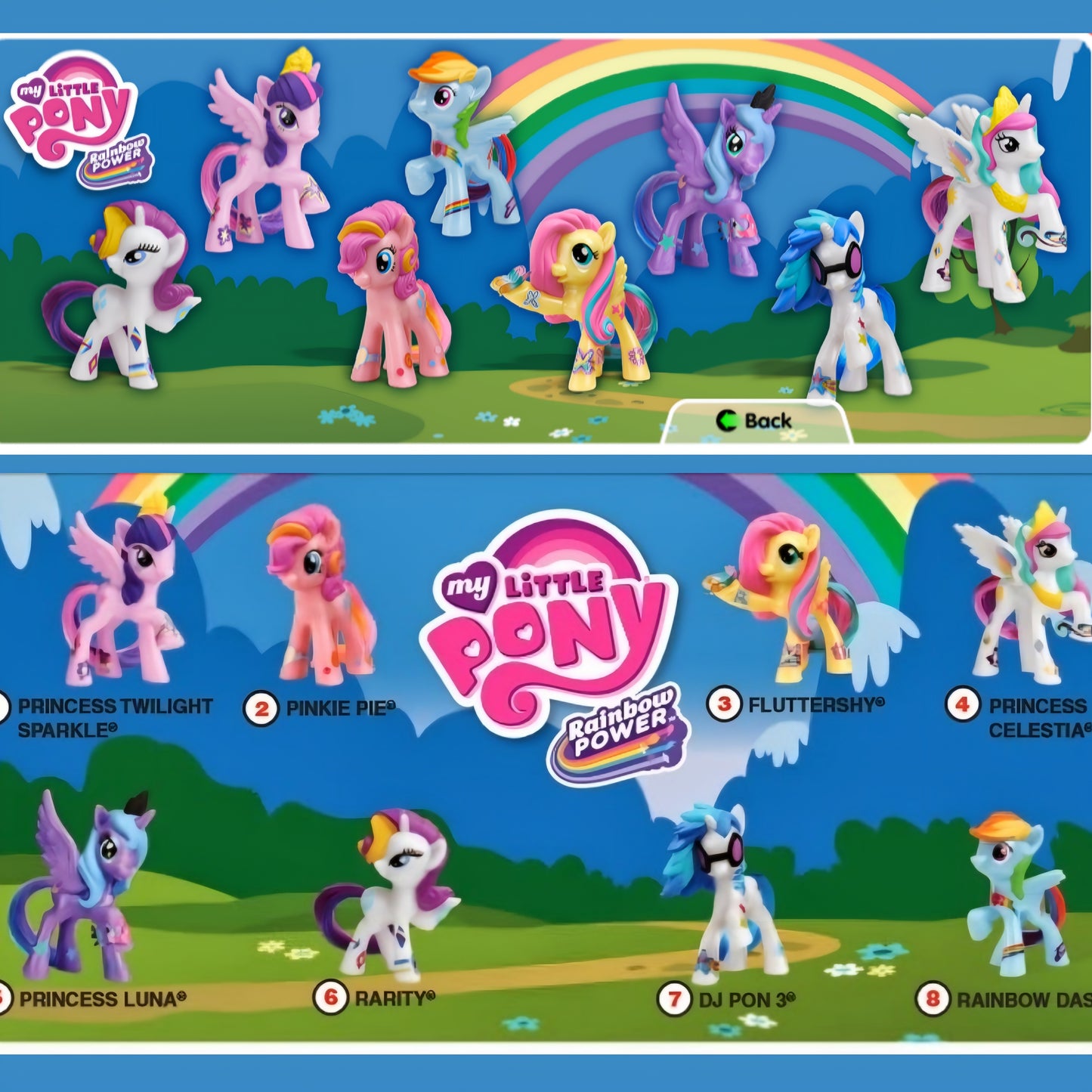 McDonald's Happy Meal My Little Pony año 2014