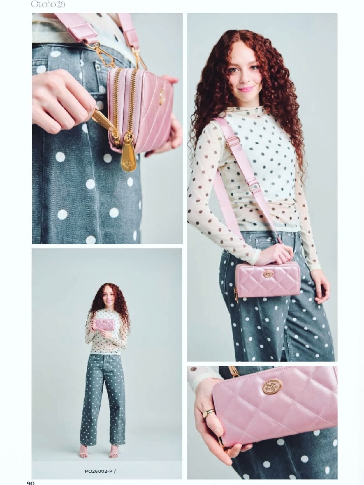 ⚠️ PREVENTA (Se envía 1 semana después de su compra) Polly Pocket Cartera Crossbody Rosa by Gorett 20x10x4