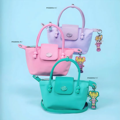 ⚠️ PREVENTA (Se envía 1 semana después de su compra) Polly Pocket Bolso de dama Rosa Polly Pocket by Gorett Eve chica
