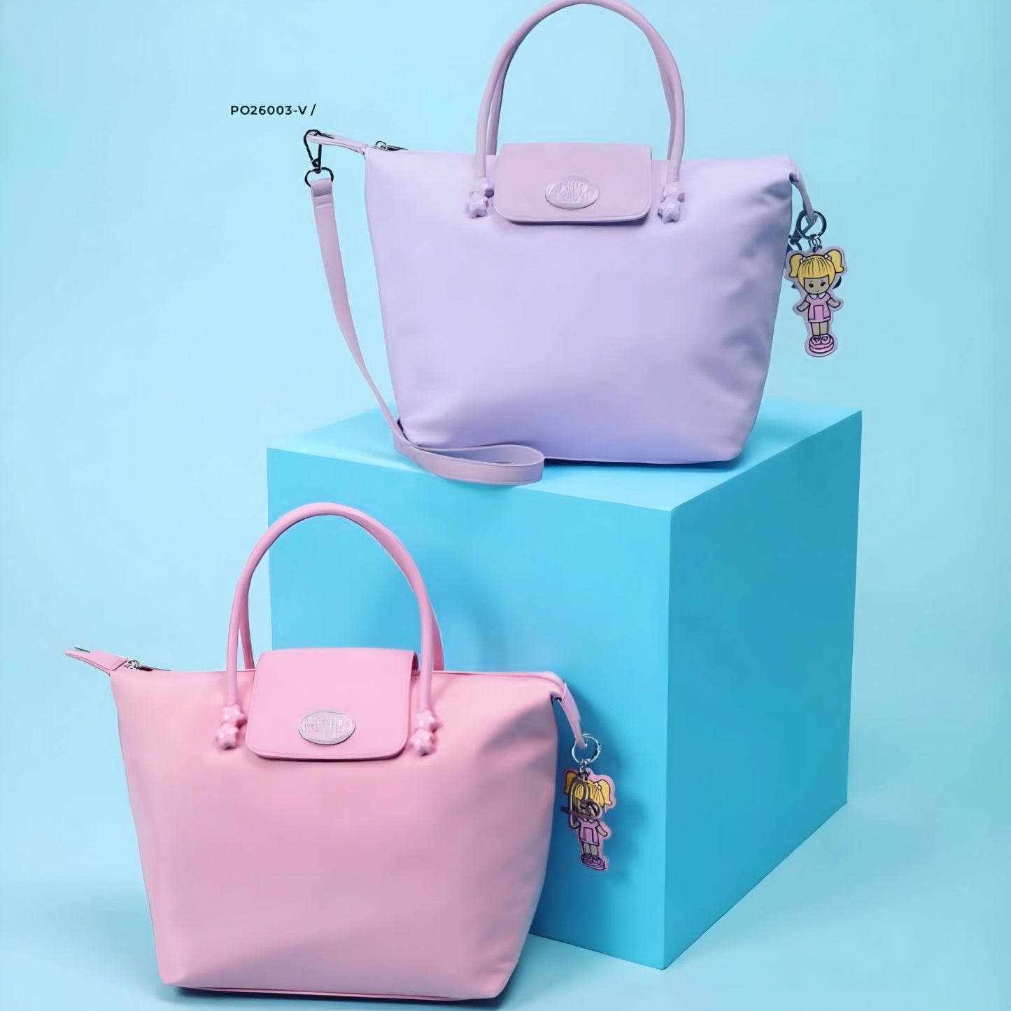 ⚠️ PREVENTA (Se envía 1 semana después de su compra) Polly Pocket Bolso de dama Rosa Polly Pocket by Gorett Eve Medium