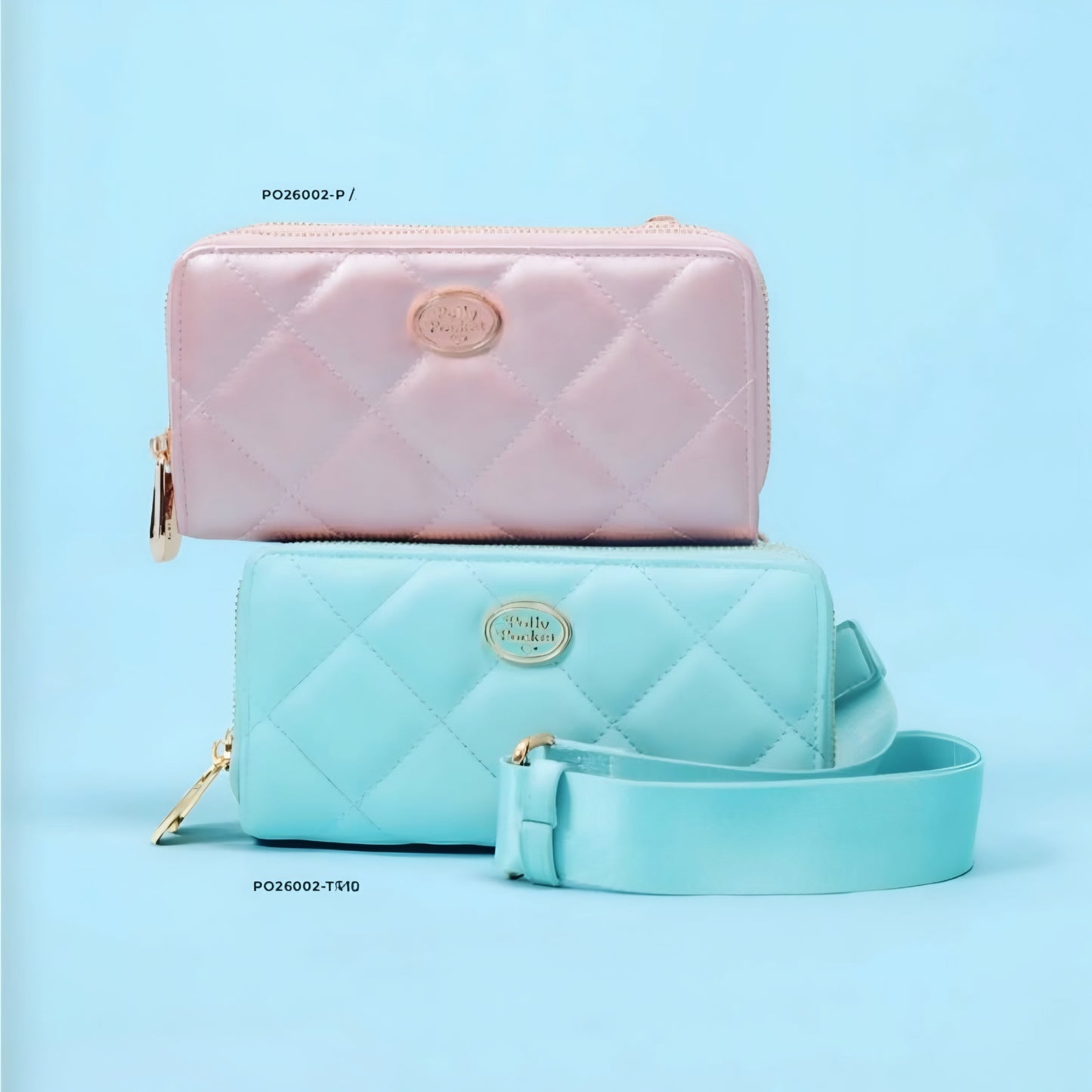 ⚠️ PREVENTA (Se envía 1 semana después de su compra) Polly Pocket Cartera Crossbody Turquesa (no es azul) by Gorett 20x10x4