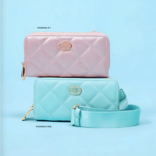⚠️ PREVENTA (Se envía 1 semana después de su compra) Polly Pocket Cartera Crossbody Rosa by Gorett 20x10x4