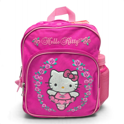 Mini Mochila Backpack Hello Kitty Bailarina con Termo Sanrio Original Año 2004 Vintage Nueva 30x23 cms aprox