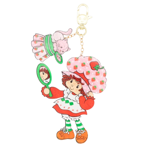 ⚠️PREVENTA IMPORTACIÓN llavero Charm Se enviará aprox 7-10 días habiles después de su compra Strawberry Shortcake Rosita Fresita