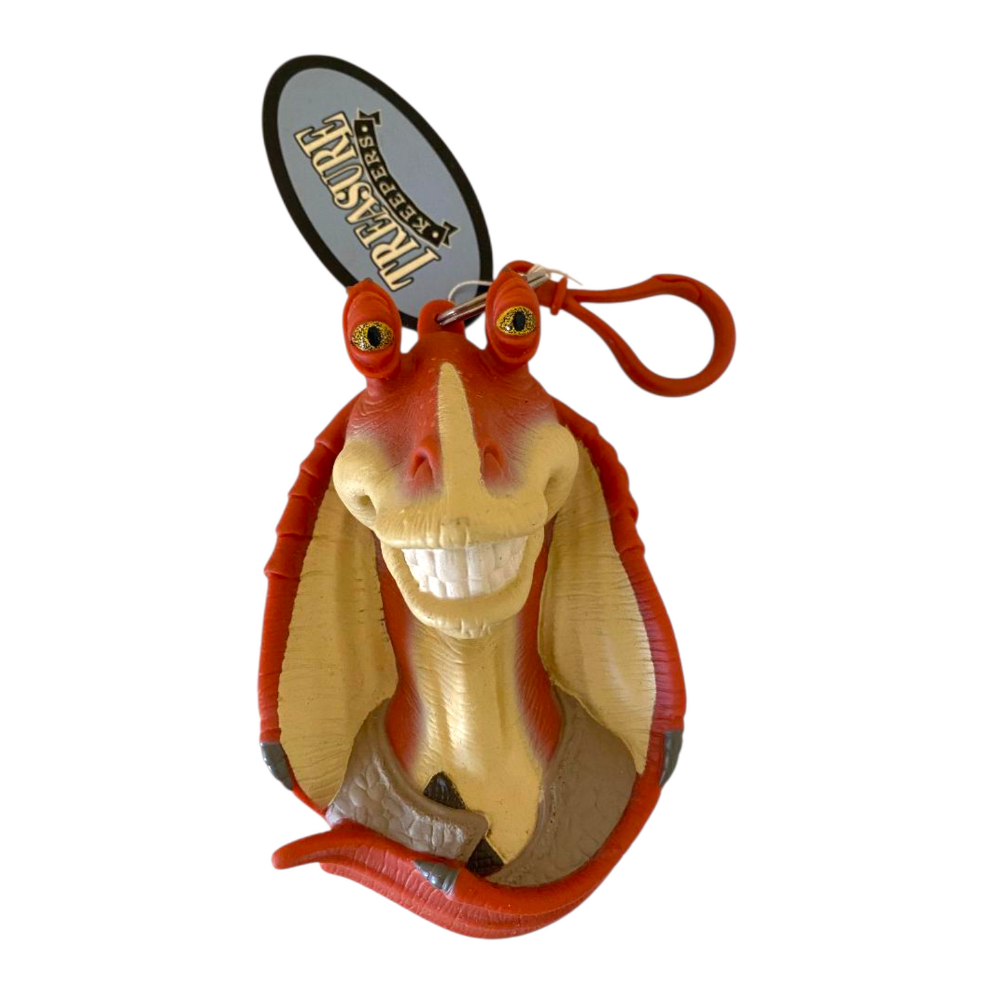 Llavero monedero vintage Applause Jar Jar Treasure Keepers Star wars