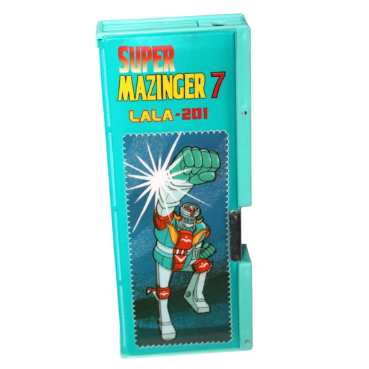Estuche Vintage Mecánico Magnético Asiático Corea año 1992 Lala tipo Mazinger