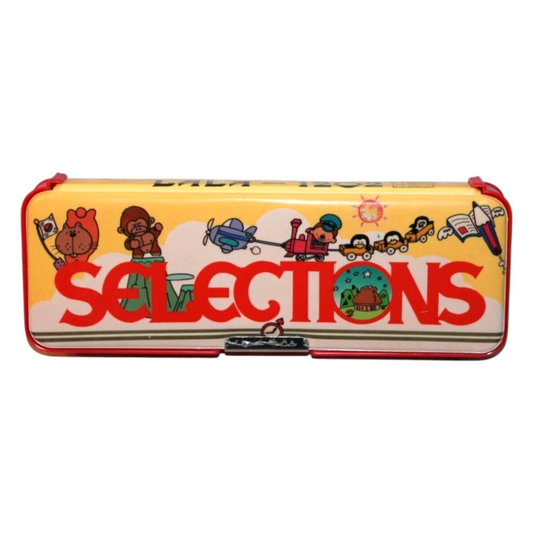 Estuche Vintage Mecánico Magnético Asiático Corea año 1992 Lala tipo Sanrio Kawaii