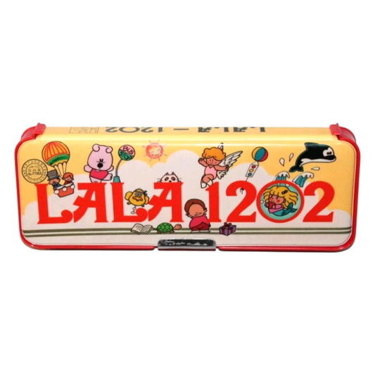 Estuche Vintage Mecánico Magnético Asiático Corea año 1992 Lala tipo Sanrio Kawaii