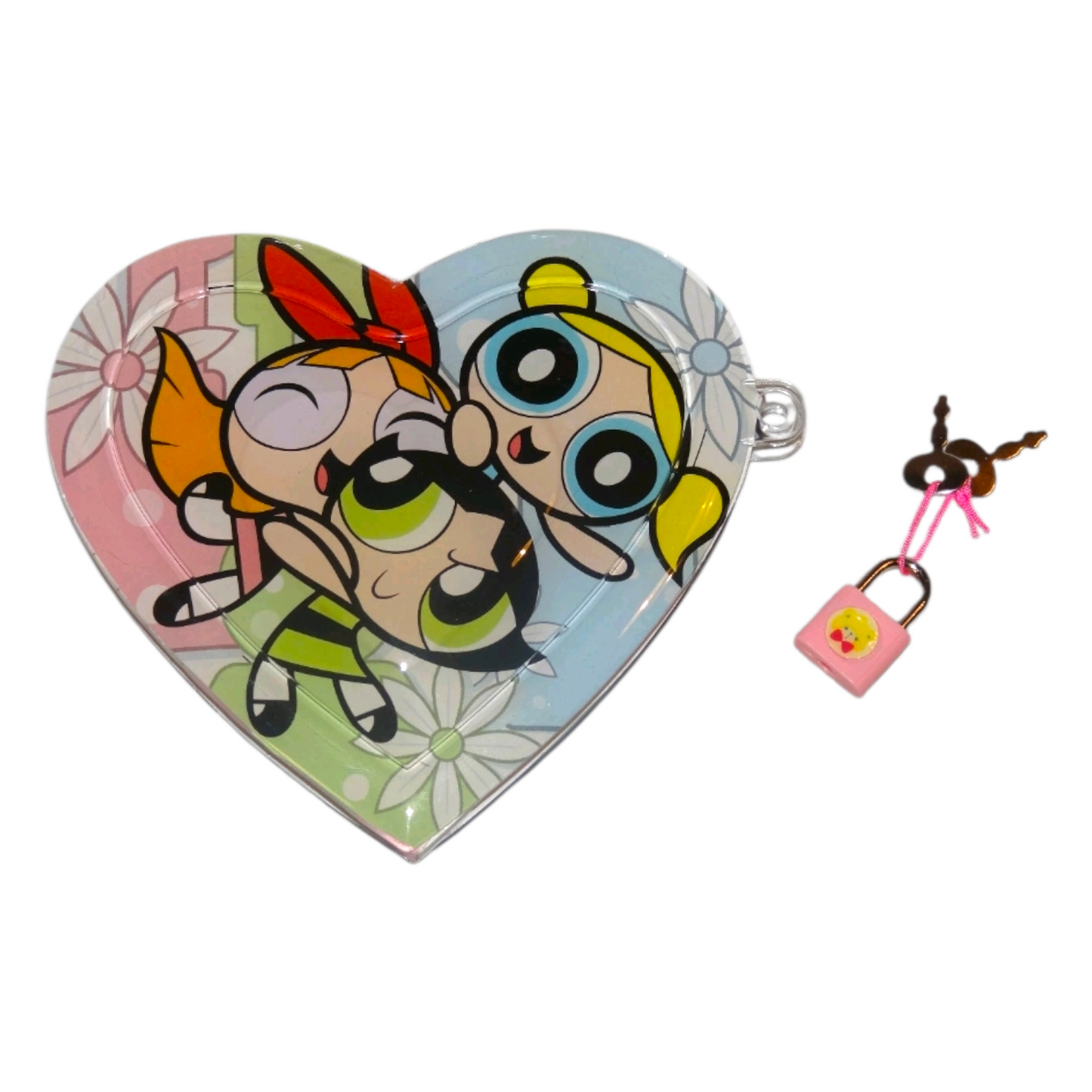 Diario vintage con candado Chicas super poderosas Powerpuff Girls Acrilico