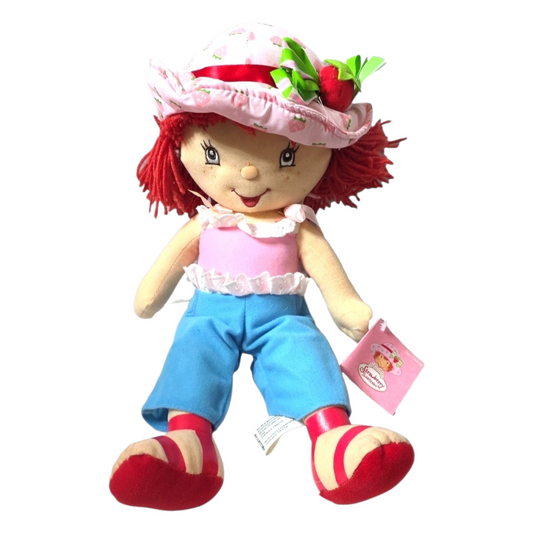 Muñeca vintage año 2004 Peluche Mediana 39 cms Rosita Fresita Strawberry Shortcake