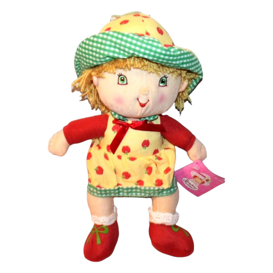 Muñeca vintage año 2004 Peluche Mediana 30 cms Rosita Fresita Manzanita Apple Dumpling Strawberry Shortcake