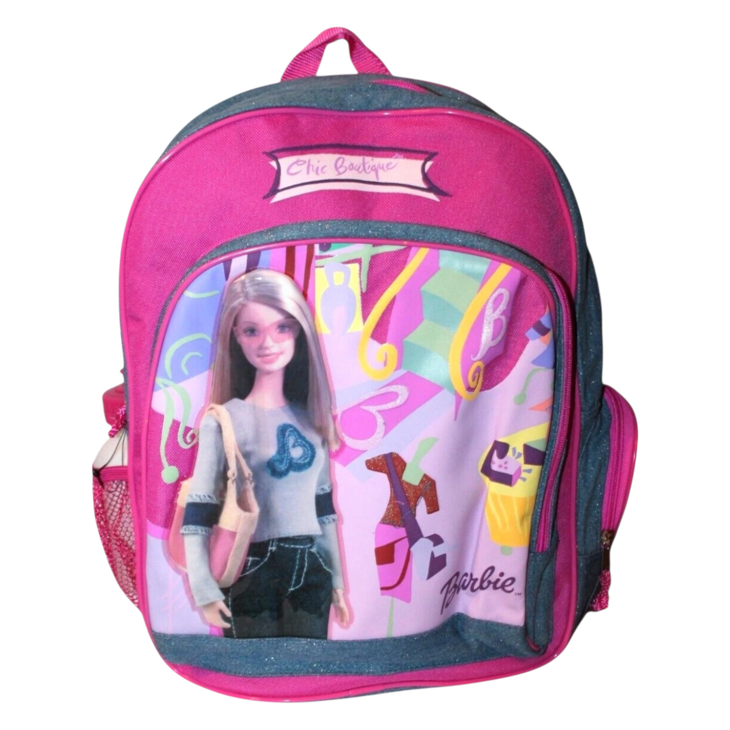 Mini Mochila Barbie vintage años 2000s Mediana 30x41 cms aprox con thermo
