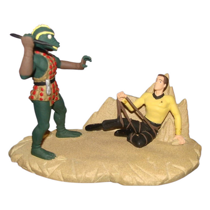 STAR TREK ARENA Captain Kirk Y El Gorn año 1996 Applause Vintage Figurin Plástico