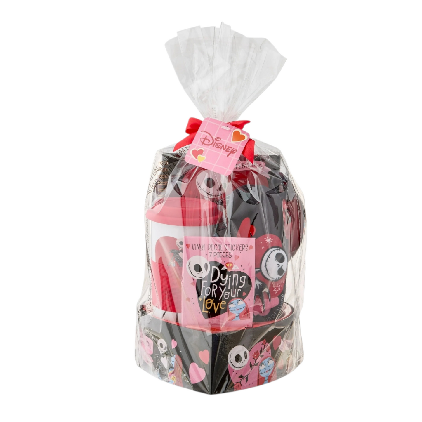 Nightmare Before Christmas Giftset con stickers, estuche, libreta, botella y caja decorativa