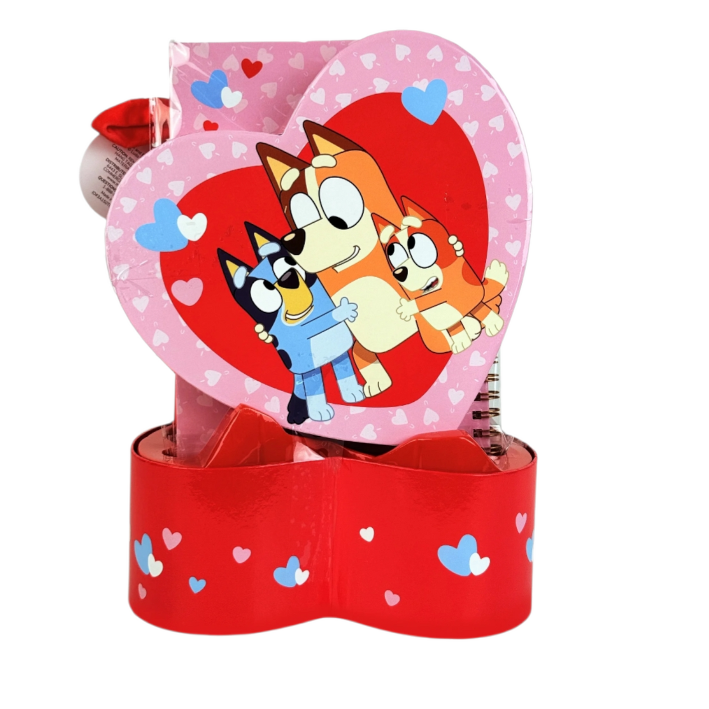 Bluey Giftset con stickers, estuche, libreta, botella y caja decorativa