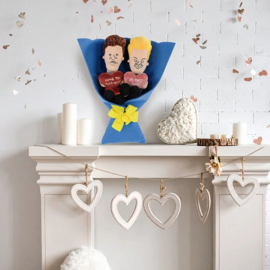 Beavis & Butthead Ramo de Peluche con Fieltro 💕SAN VALENTÍN💕