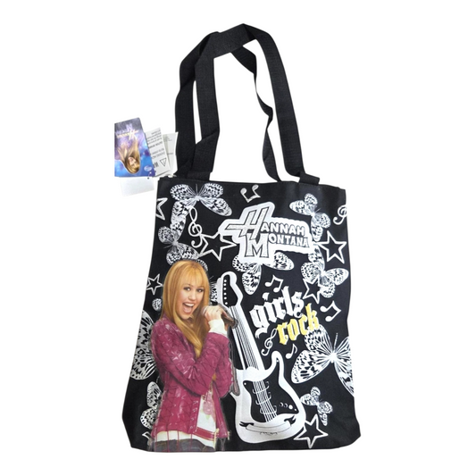 Años 2000s Hannah Montana Vintage Tote bag 26x35x30 cms aprox