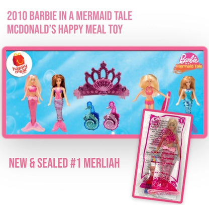 McDonald's Happy Meal Barbie Mermaid Tale año 2010